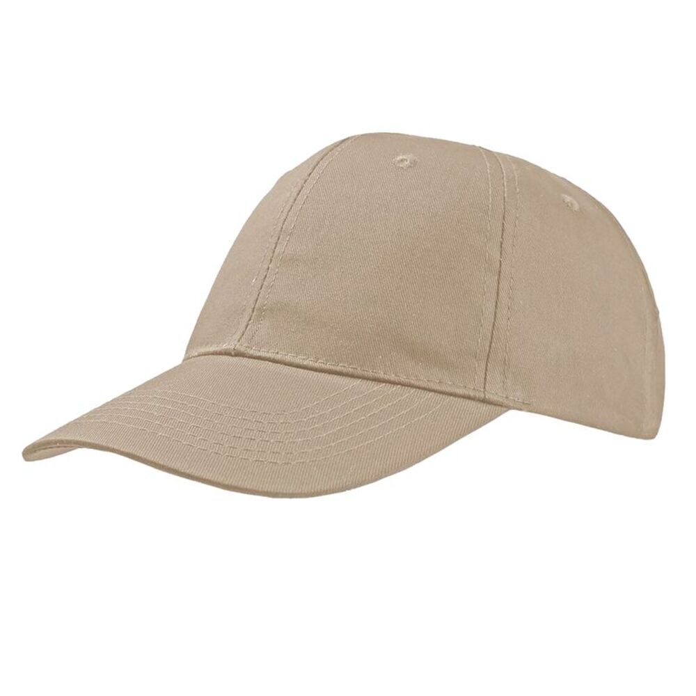 Atlantis Start 6 Panel Baseball Cap (Pack of 2) / Khaki